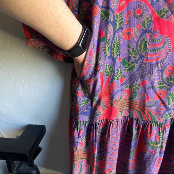 Tuckernuck Peacock Gwyneth 100% Bamboo Dress with Pockets Resortwear Sz M - Picture 6 of 16